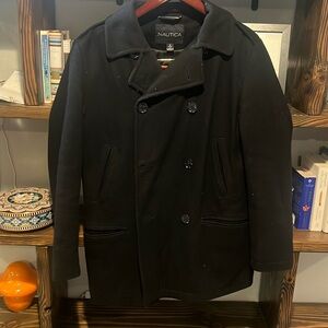 Men’s Nautica Wool-Blend Peacoat